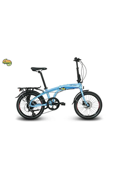 Carraro FLEXI 108 HD KATLANIR BİSİKLET 320H 20 JANT 8 VİTES MAVİ YEŞİL BUKALE...