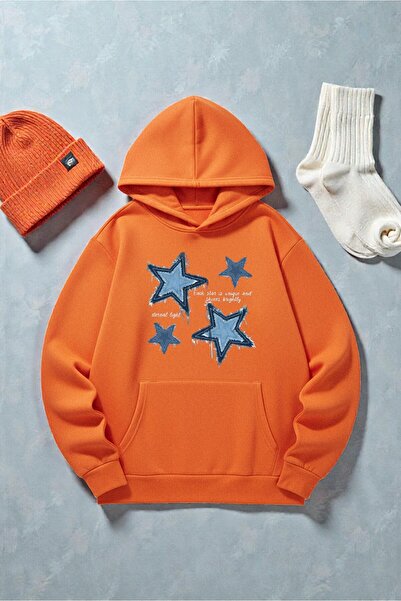 uyguntarz Unisex-Sweatshirt in Übergröße mit Aufdruck „Eternal Light“.