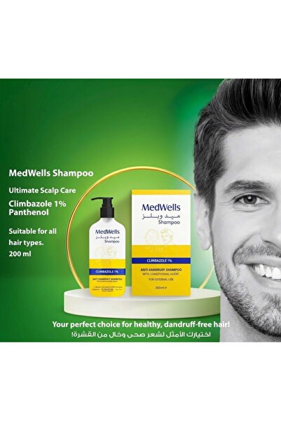 MEDWELLS SHAMPOO (CLIMBAZOLE 1%) ANTI-DANDRUFF WITH CONDITIONING AGENT