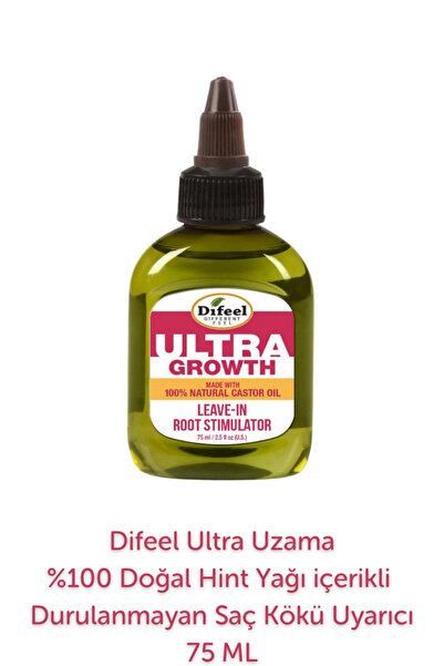 Difeel Ultra Growth Yavaş Uzayan Saçlara Özel Saç Bakım Solüsyonu 75ml
