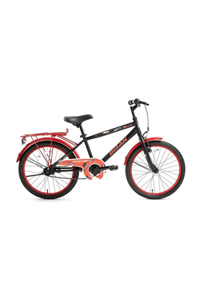 Bisan BİSAN ROCKET ERKEK ÇOCUK BİSİKLETİ 30CM V 20 JANT MAT SİYAH KIRMIZI