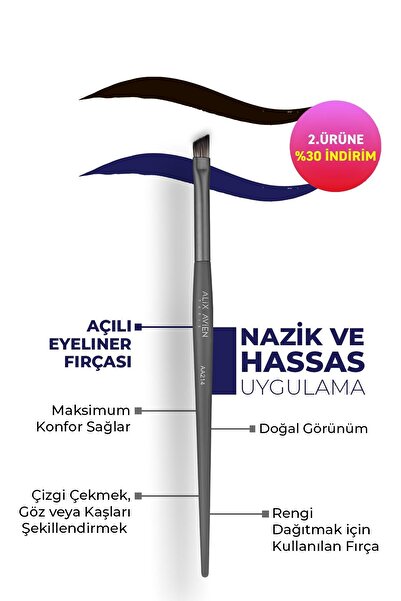 Alix Avien New Angle Eyeliner Brush - Small Angle Brush Aa214 Design 542167