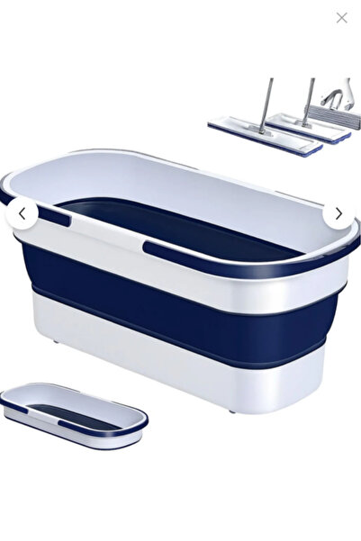 çt çeçem ticaret Πτυσσόμενη σφουγγαρίστρα καθαρισμού και σετ κάδου με ρόδες