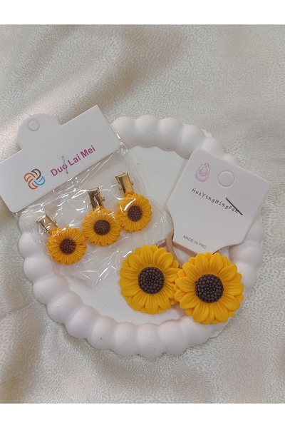 ELAS HOME Cataramă cu pensă de floarea soarelui pentru copii