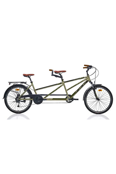 Carraro DUE TANDEM UNISEX 470H/420H V 27 VİTES 26 JANT MAT YEŞİL SİYAH HAKİ K...