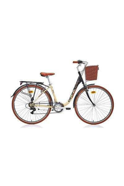 Carraro Julıana Kadın Şehir Bisikleti 430h V 26 Jant 7 Vites Siyah Bej Kahver...