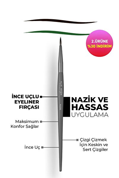 Alix Avien Fine Tip Eyeliner Brush - Eyeliner Brush Aa299