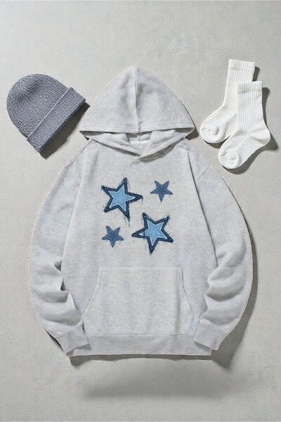 uyguntarz Hanorac oversize unisex cu imprimeu Eternal Light