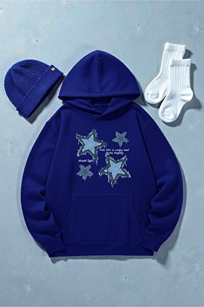 uyguntarz Hanorac oversize unisex cu imprimeu Eternal Light