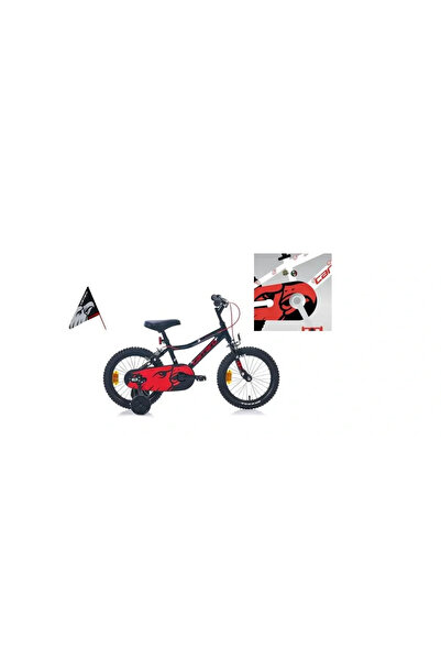 Carraro RED EAGLE ERKEK ÇOCUK BİSİKLETİ 220H V 16 JANT KIRMIZI SİYAH