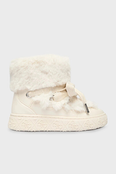 Guess Unessa Women's Cream Boots Flfuekfur10-Ivory