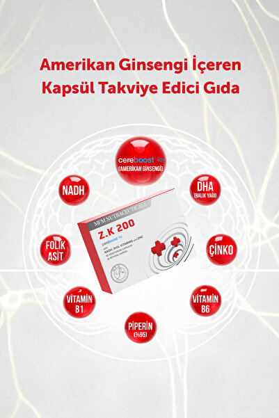 MFM NUTRACEUTICALS MFM Z.K 200 (30 Bitkisel Kapsül)