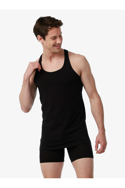 Blackspade Men's Sports Undershirt 2 Pack Tender Cotton 9676 - Black