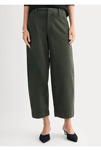 Everlane Γυναικείο παντελόνι φαρδύ μπατζάκι Cotton Twill Chino – Φαρδύ πόδι, άνετο κόψιμο