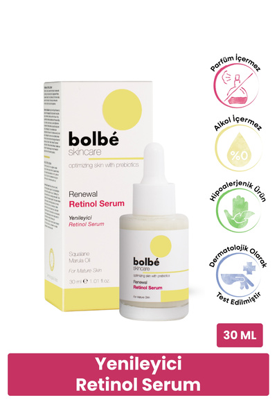 bolbé skincare Kırışıklık Karşıtı, Sıkılaştırıcı ve Yenileyici Retinol (A Vit...