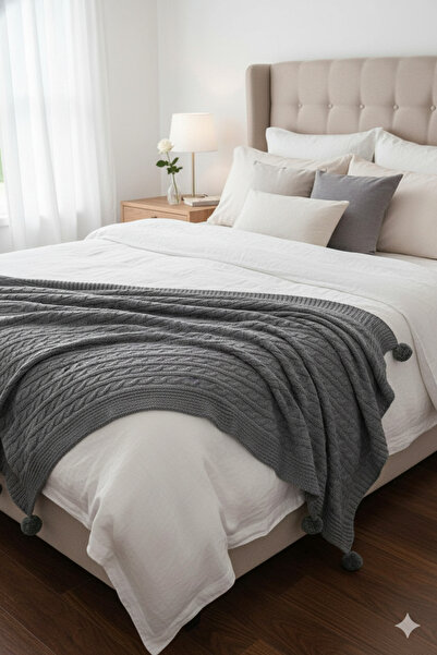 BELENAY Lunera Knitwear Tv Blanket 130X170