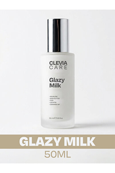 Clevia Care Glazy Milk Glow Etkili Nemlendirici Serum – Cam Cilt Etkisi & Yoğ...