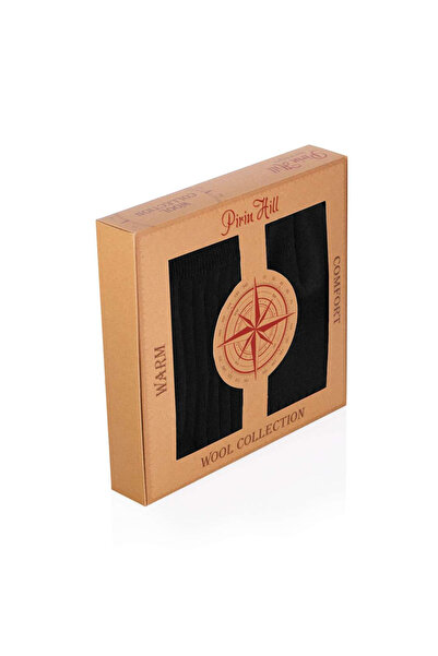 Pirin Hill Black Merino Wool Hat, Scarf and Socks Box