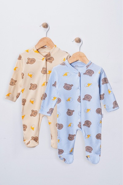 ENİA BABY طقم بدلة للأطفال الذكور مكون من قطعتين مصنوع من القطن بنسبة 100% مع...