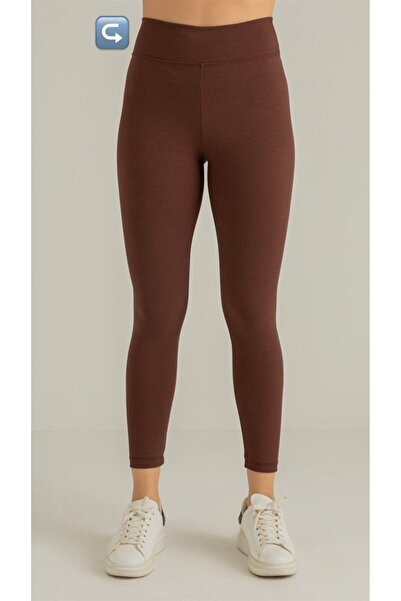 GKN FASHİON Yüksek Bel Likralı sıkılaştırıcı Günlük Fitilli tayt