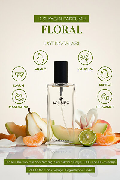 Sansiro K-31 Kadın Parfüm 50ml Edp