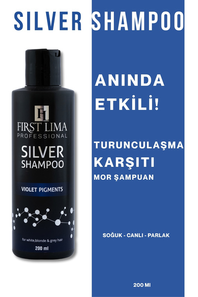 First Lima Professional Turunculaşma Karşıtı Silver (mor Şampuan) 200ml