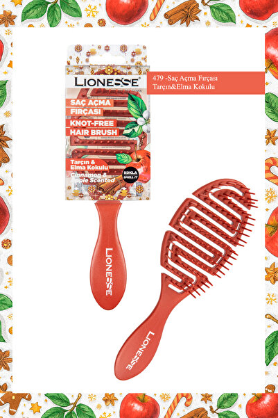 Lionesse Saç Açma Fırçası 479 - Tarçın& Elma Kokulu