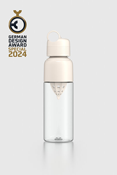 Renga Moon 600 ml Tritan Sıkacaklı Detoks Matara 911028 Bej