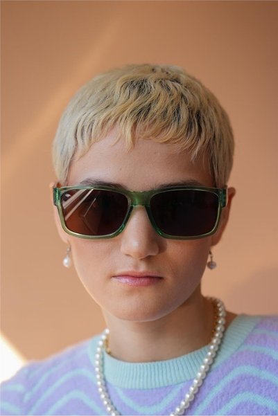 Bilge Karga Sonat Green Brown Sunglasses
