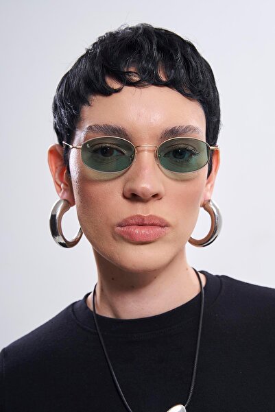 Bilge Karga Wright Silver Green Sunglasses