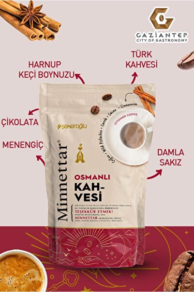 Şekeroğlu Minnettar Osmanlı Kahve 2 x 165 gr ( 2 Paket )