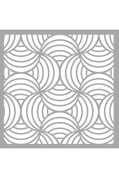Artikel Çizgiler Karo Stencil Boyama şablonu 30x30 cm, Duvar Stencil, Fayans ...