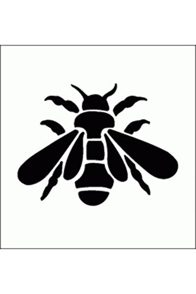 Artikel Arı Büyük 2 Stencil Boyama şablonu 30x30 cm, Duvar Stencil, Fayans St...