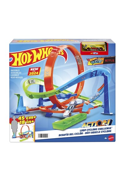 mattel HOT WHEELS ACTION SET PROVOCAREA CICLONULUI
