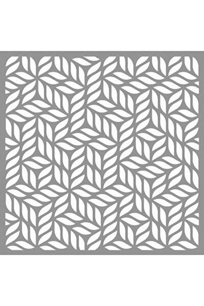 Artikel Halat Deseni Stencil Boyama şablonu 30x30 cm, Duvar Stencil, Fayans S...