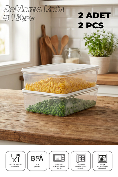 Mefa Mutfak حاوية تخزين مناسبة لتنظيم الثلاجة والميكروويف والثلاجة، مجموعة من...