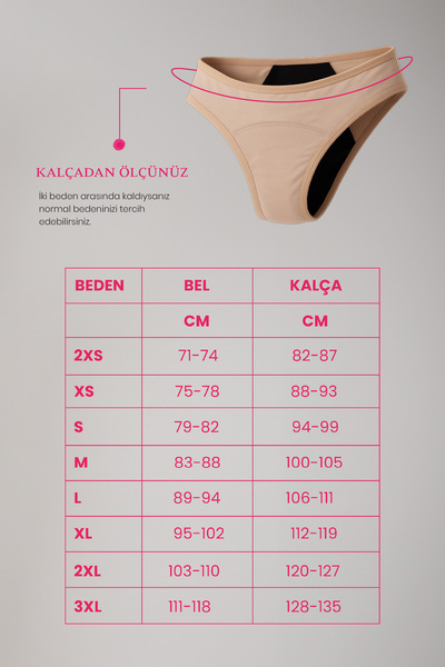 PEDDON Katy 3-Pack Super Absorbent & Ultra Hygienic All-Day Leak-Proof Londer Period Menstrual Panties