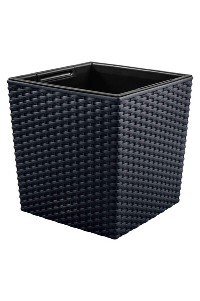 Prosperplast Ghiveci decorativ Mercaton, material PP, rezistent la UV, imitaț...