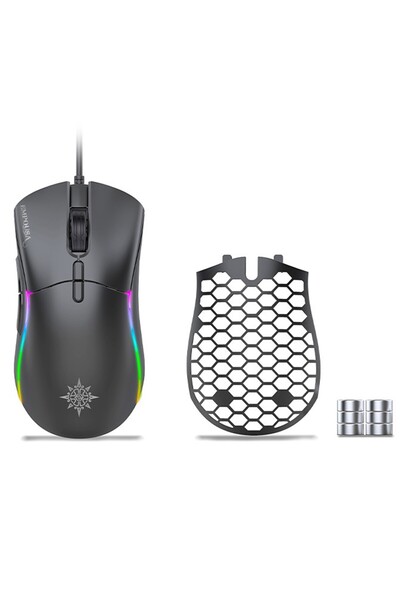 Inca Img-gt20 10.000dpı 6 Rgb Led Işıklı 7 Programlanabilir Tuş Çift Kapaklı Pro Gaming Oyuncu Mouse
