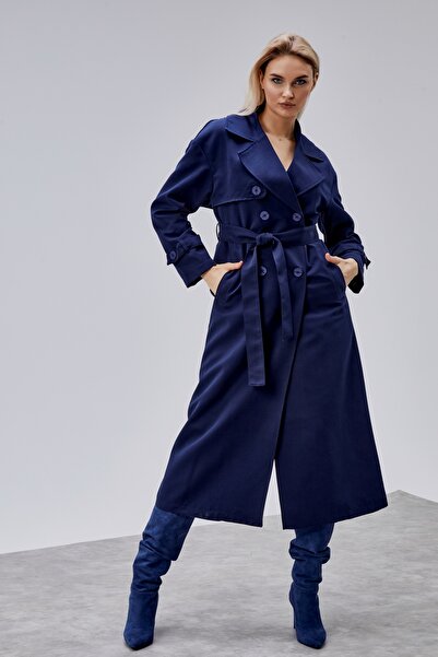 Bolivente Деталізований тренч з вітровкою великого розміру