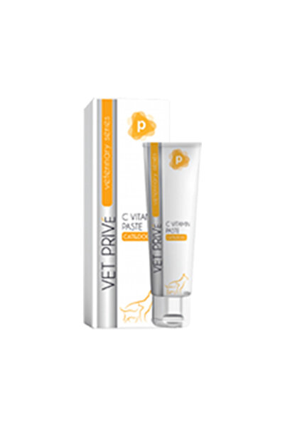 VetPrive Vet Prive Veterinary C Vitamini Destekleyici Kedi Malt Macunu 100 Gr...