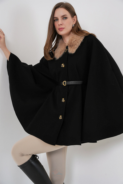 Bigdart Γυναικείο Παντελόνι με Ζώνη 9165 - Μαύρο