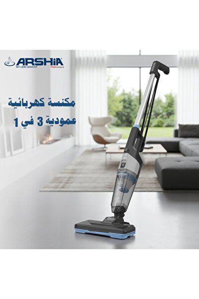 Arshia Arshia 3-in-1 Upright Vacuum Cleaner (Black)