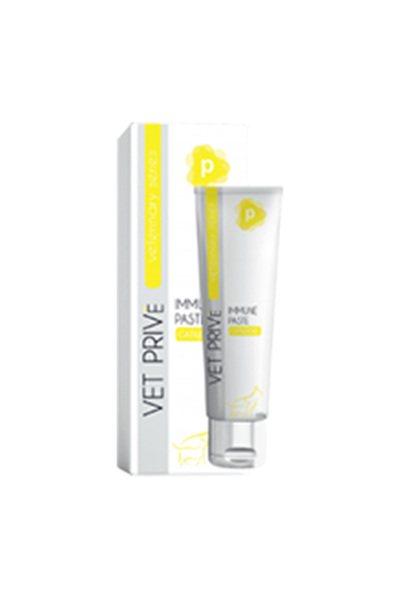 VetPrive Vet Prive Veterinary Immune Paste Kedi ve Köpekler için Bağışıklık Desteği Malt Macunu 100 Gr-Tüm Ti