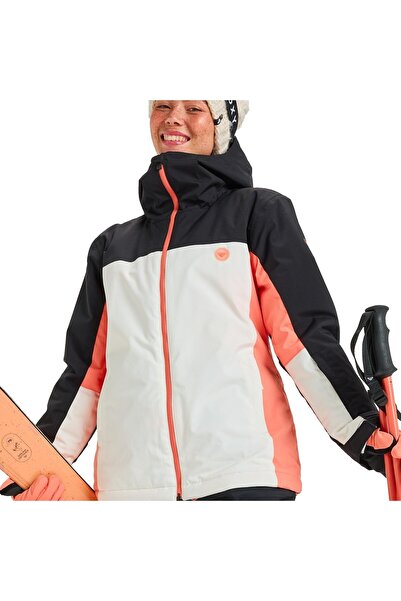 Roxy سترة جالاكسي جيه كيه للسيدات باللون الأسود للوح التزلج على الجليد سترة للسيدات للوح التزلج على الجليد ERJTJ03531