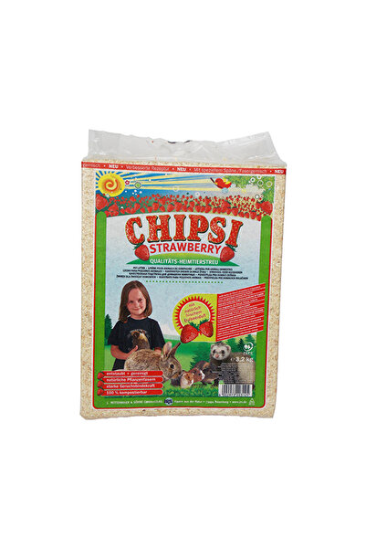 Jrs Chipsi Çilek Aromalı Hamster Guinea Pig Tavşan Talaşı TR-60 Lt