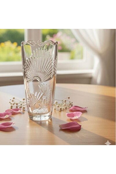 ORTAKÖY CENNETİ VAZĂ DE STICLA DE CRYSTAL DE CALITATE DECORATIVĂ DIMENSIUNE M...