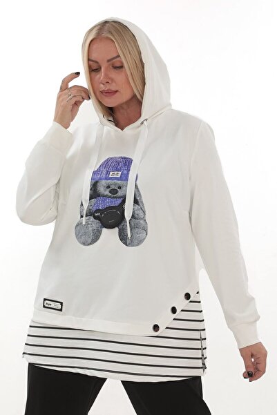 MAG FASHİON Σετ κουκούλας μεγάλου μεγέθους - Ειδικό σχέδιο με πλαϊνές τσέπες και ελαστική πλάτη