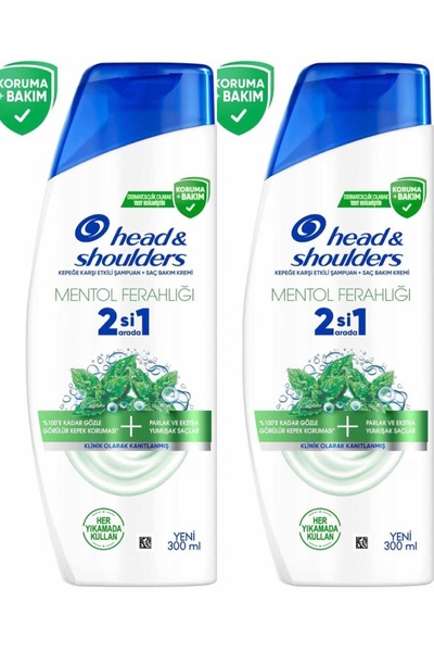 Head & Shoulders 2-1 Mentol Ferahlığı X 2 Adet