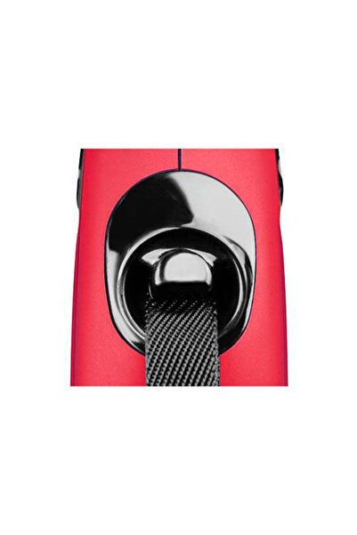 Flexi New Classic Ribbon Automatic Dog Walking Leash 3 Mt Tr-Red-Large